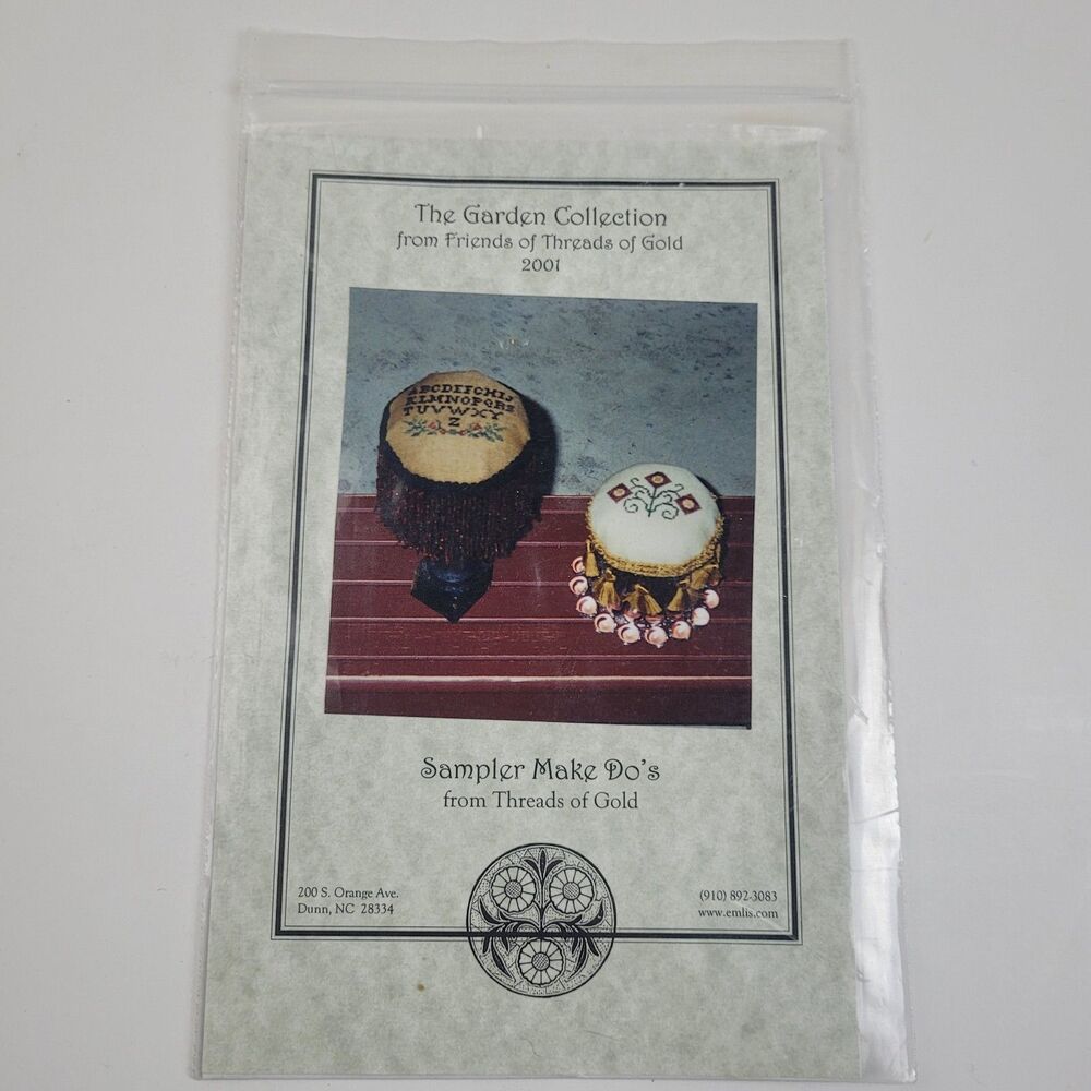 The Garden Collection from Friends of Threads of Gold 2001 Cross Stitch Pattern